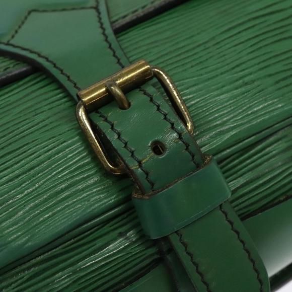 LOUIS VUITTON Epi Cartouchiere MM Shoulder Bag Green M52244 LV Auth bs28612 - Picture 10 of 16